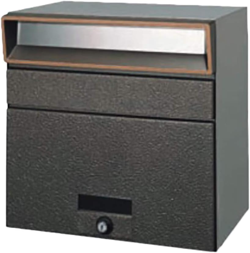 Tajima Metal Work MX-303FW Mailbox, Main Body Depth 15.4 inches (39 cm), Body Height 11.0 inches (28 cm), Body Width 15.4 inches (3