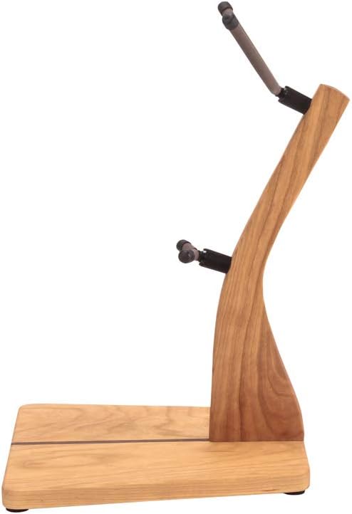 Zither Wooden Saxophone Stand - Handcrafted Solid Cherry Wood Floor Stands, Made in USA