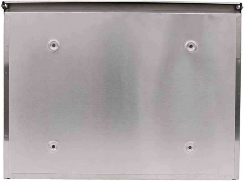 Mailbox Mail Box Rainproof Wall Postbox 304 Stainless Steel Glass Outdoor Fashion Villa