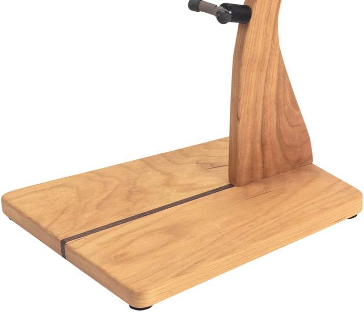Zither Wooden Saxophone Stand - Handcrafted Solid Cherry Wood Floor Stands, Made in USA
