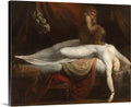 CANVAS ON DEMAND The Nightmare, 1781 Canvas Wall Art Print by Henry Fuseli, Figurative, Home Decor, Artwork, 45'x36'