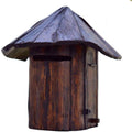 Wooden Mailbox, Handicraft Wall-Mounted Outdoor Mailbox Wooden Postbox Creative Retro Mailbox