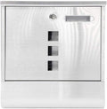Mailbox Postbox Stainless Steel Letter Box Outdoor Wall with Lock Report Box Outdoor Waterproof Postbox