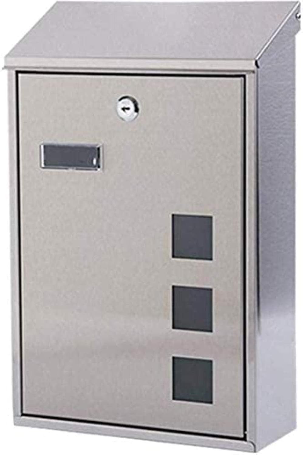Weatherproof Outside Stainless Steel Postbox, Secure Letterbox Mailboxes Letter Box
