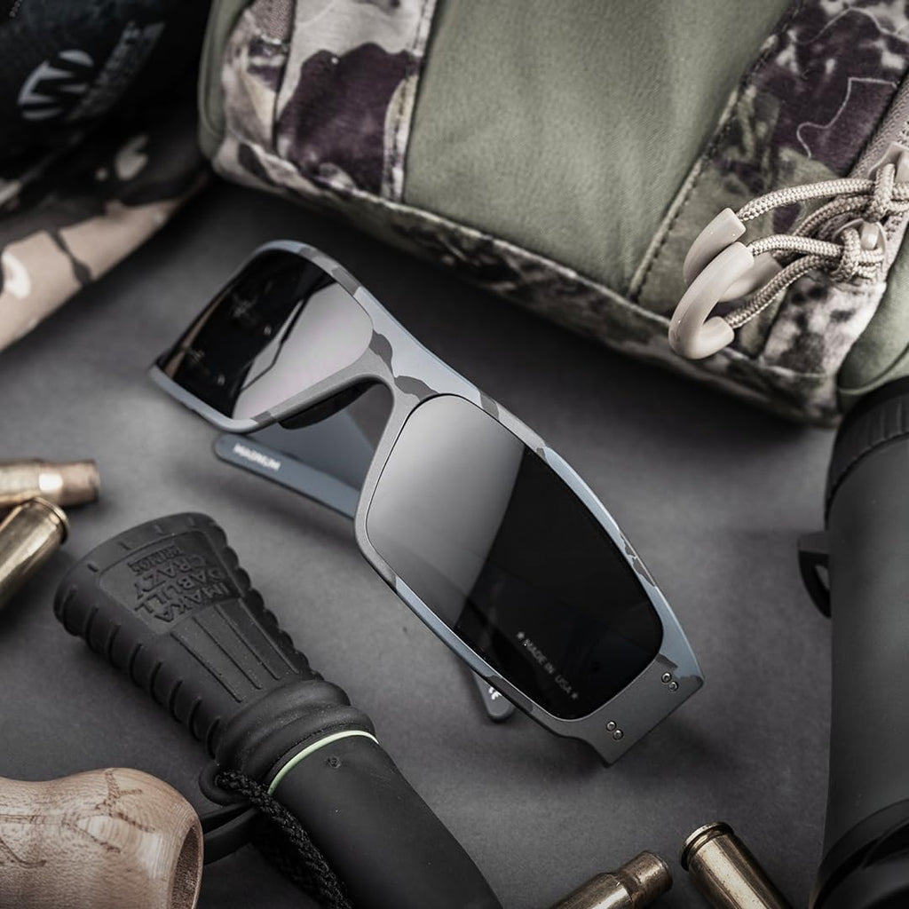 Gatorz Magnum Tactical Eyewear, Aluminum Frame, Polarized/Photochromic Options, Adjustable Fit, Made in USA
