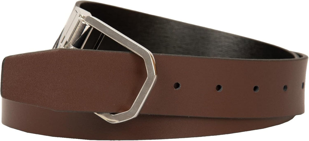 Calvin Klein Men's belt CK shortenable and reversible leather article ZM0ZM02146 high cm. 3,2