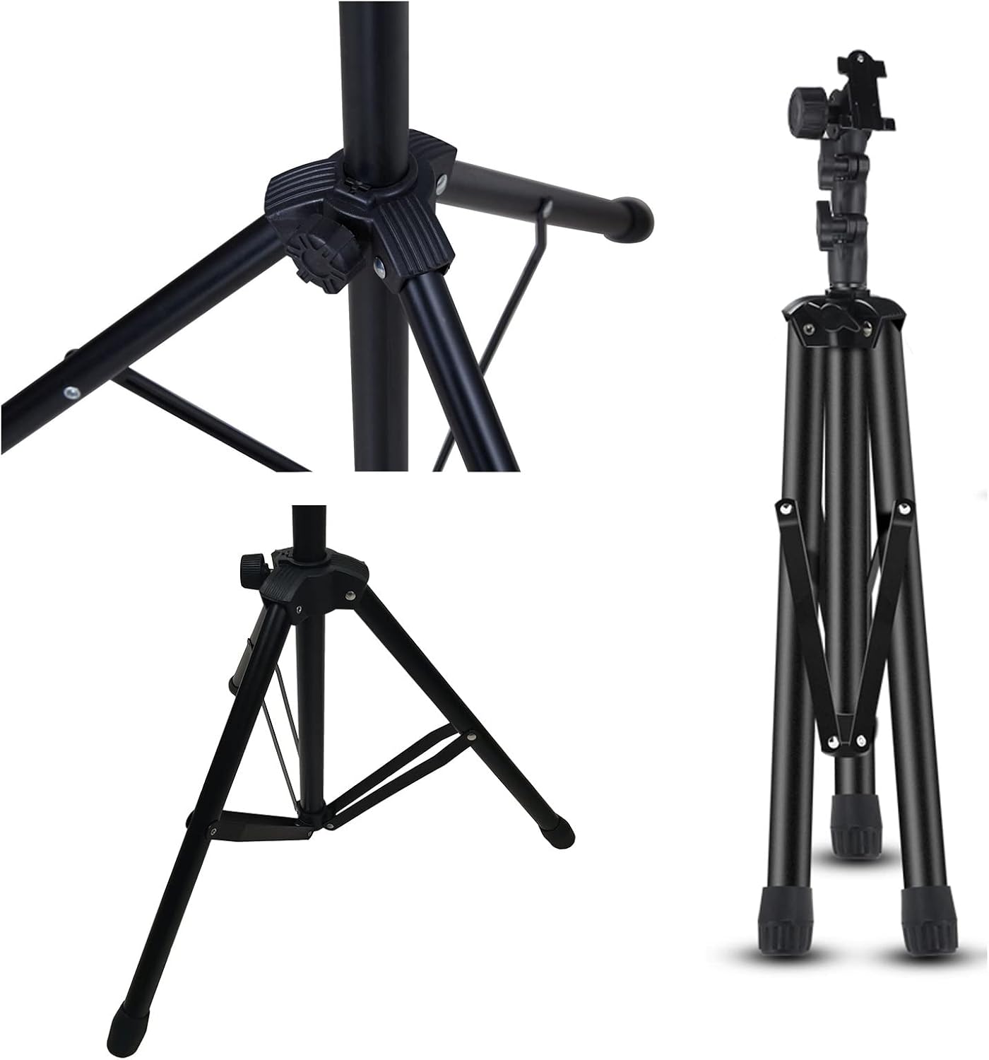 Music Document Stand, Portable Lightweight Music Stand, Music Accessories, Including A Carrying Bag, Adjustable In Angle And Height, Sheet Music Stand With Violin Hanger (Black 11*16*30in)
