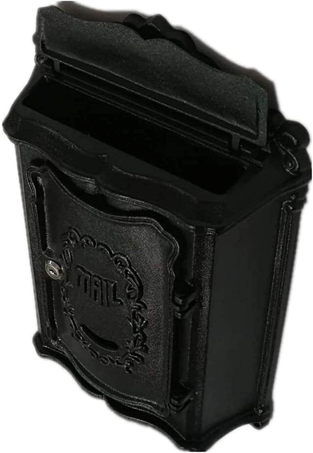 Mailbox,Post Box Wall Mounted Mail Box Outdoor Mailbox Retro European Aluminum Post Box Secure Letterbox Outside Mailboxes Mailbox