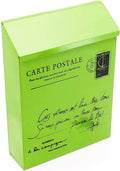 Suggestion Box Safe Lock Box Ballot Box Donation Box Garden Decoration Mailbox Retro American Pastoral Wall Mounted Mailbox Fashion Bucket Newspaper Boxes Mail Box Metal Letter Post Mailbox Mailbox Po