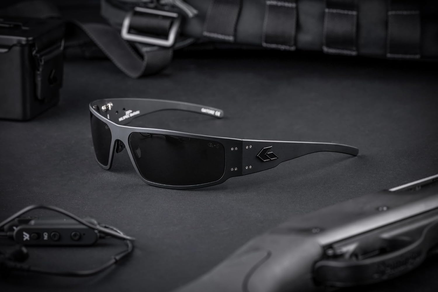 Gatorz Magnum Tactical Eyewear, Aluminum Frame, Polarized/Photochromic Options, Adjustable Fit, Made in USA