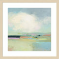 Amanti Art Framed Wall Art Print 21x21 Colorful Landscape by Julia Purinton, Abstract Wall Art, Modern Contemporary Decor, Medium Poster Painting Artwork for Living Room, Bedroom, Bathroom, Kitchen,