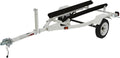 Jet Ski Trailer Kit, PWC Steel Trailer with 610-Lb Load Capacity, 6.4ft x 3.3ft Deck, Adjustable Bunks, DOT-Approved LED Lights, Personal Watercraft Trailer