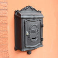 Mailbox Postbox Outdoor Letter Box Wall Hanging Wall Retro Outdoor Aluminum Stainless Steel Newspaper Box