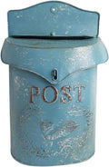 Letterbox Wall Mounted Security Metal Iron Outdoor Home Decorative Mailboxes Post Box