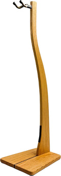 Zither Wooden Guitar Stand - Handcrafted Solid Wood Red Oak Floor Stands Best for Acoustic, Electric and Classical Guitars, Made in USA