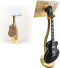 WORDFUN Bamboo Sheet Music Stand, Violin Music Stand, 340° Flip Design, Detachable, Professional Music Book Holder, Stability, for Performence, Guitar, Ukulele, Violin Players