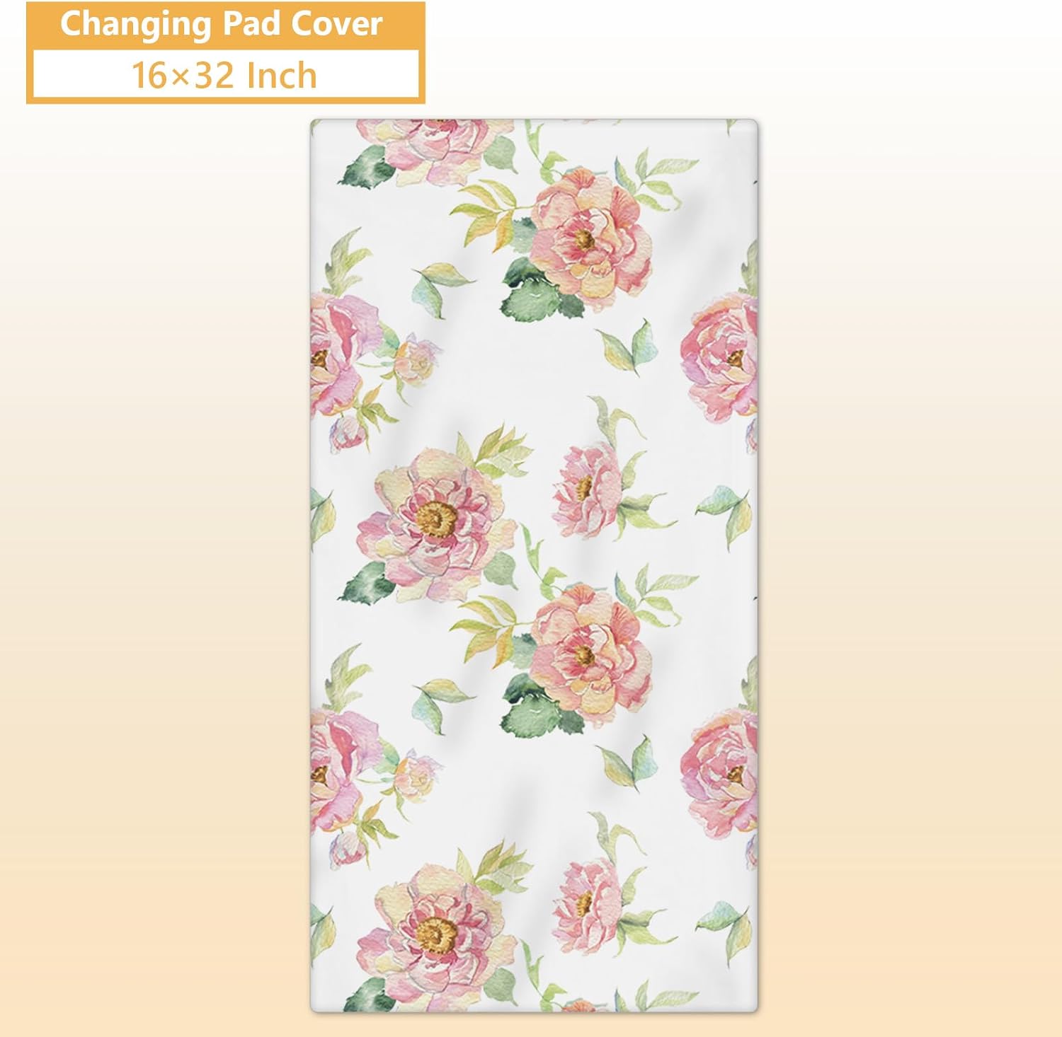 Terwex Custom Baby Bedding Set - 5 Pcs Customized Nursery Bedding Set with Name - Comfortable Double Layer Crib Sets for Girls Boys - Personalized Gifts for Infants Toddlers New Parents - Floral Bird