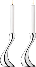 Georg Jensen Cobra Medium Candle Holder Set of 2