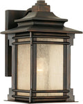 Franklin Iron Works Hickory Point Farmhouse Rustic Mission Outdoor Wall Light Fixture Walnut Bronze 12' Frosted Cream Glass for Exterior Barn Deck House Porch Yard Patio Outside Garage Front Door