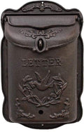 Suggestion Box Collection Box Ballot Box Outdoor Retro Vintage Mailboxes European Style Outside Aluminum Wall Mount Post Box Secure Mailbox (Color : #1)