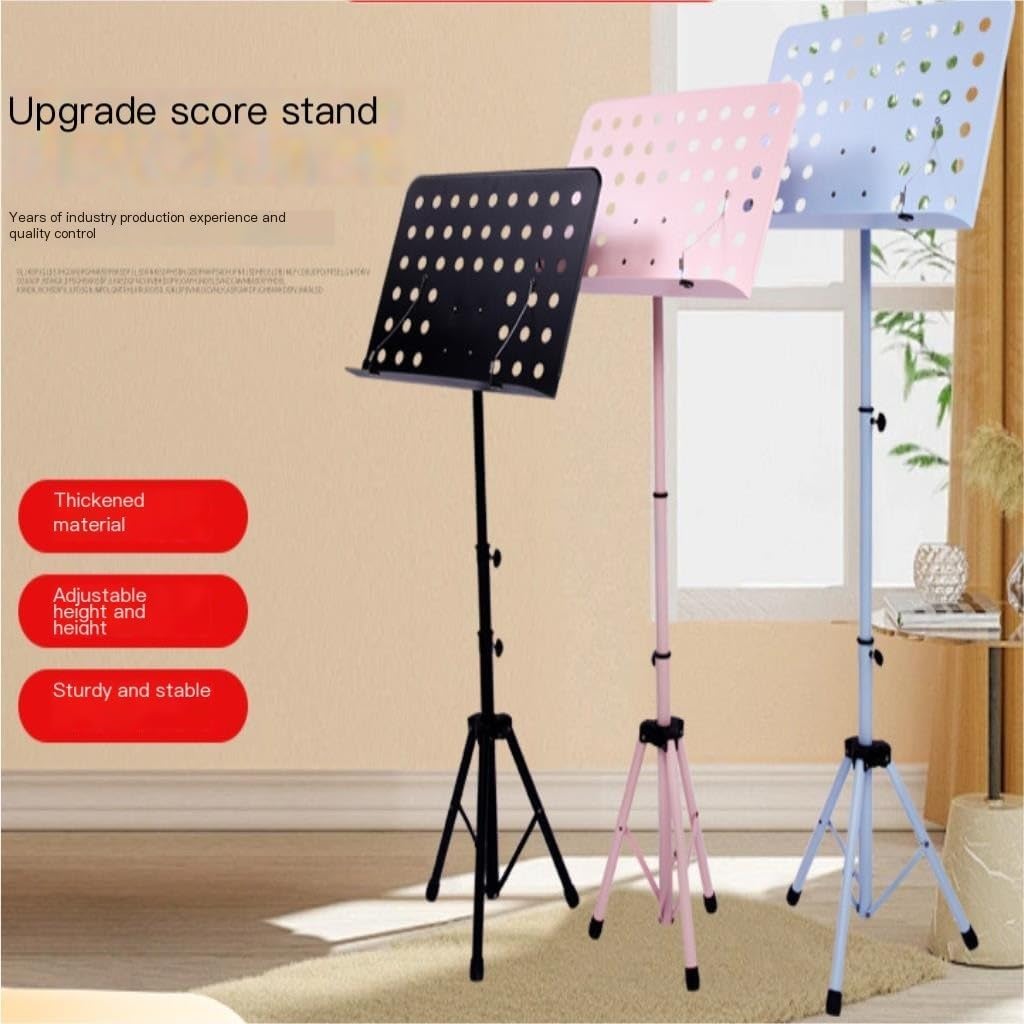 Music Stand Music Stand Guzheng Guitar Stand Drum Stand Music Stand Convenient For Home Performance Violin Stand Sheet Music Stand(Black,B)