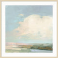 Amanti Art Framed Wall Art Print (33x33) Colorful Horizon II Blue by Julia Purinton Framed Poster for Wall Decor, Living Room, Bedroom, Bathroom, Kitchen, Office or Business Artwork from WI, USA
