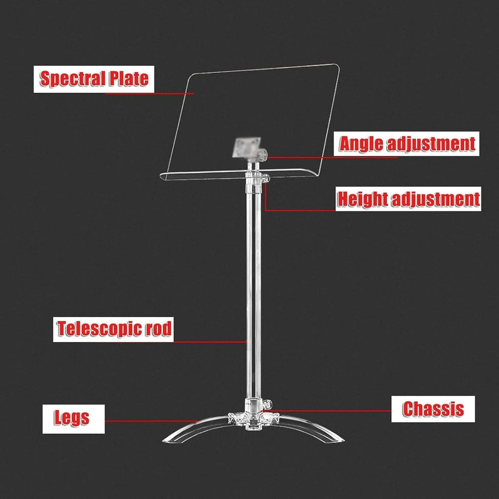 Sheet Music Stands, Portable Orchestra Stand,Clear Acrylic Book Holder, Outdoor Performances Lecture Pulpit, For Performances Guitar Violin Drums