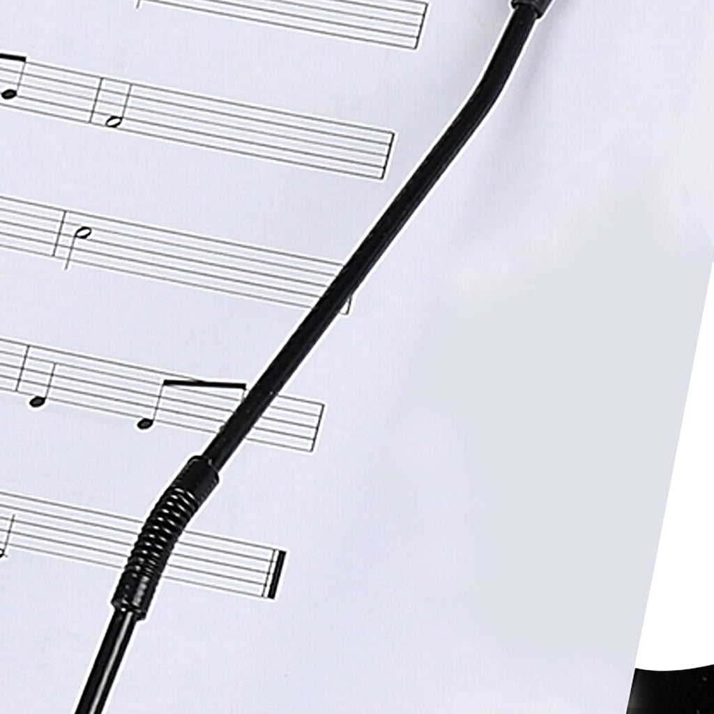 Music Stand Black Sheet Music Stand Portable Music Stand for Guitar Players Ukulele Violin Players Metal Tripod Stand Music Clip Holder Book Stand