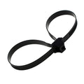 Hellermann Tyton DCT110HIRK2 115-00033 Dual Clamp Tie Black 19' 150 lb 1/4' Stud - 50 Pack