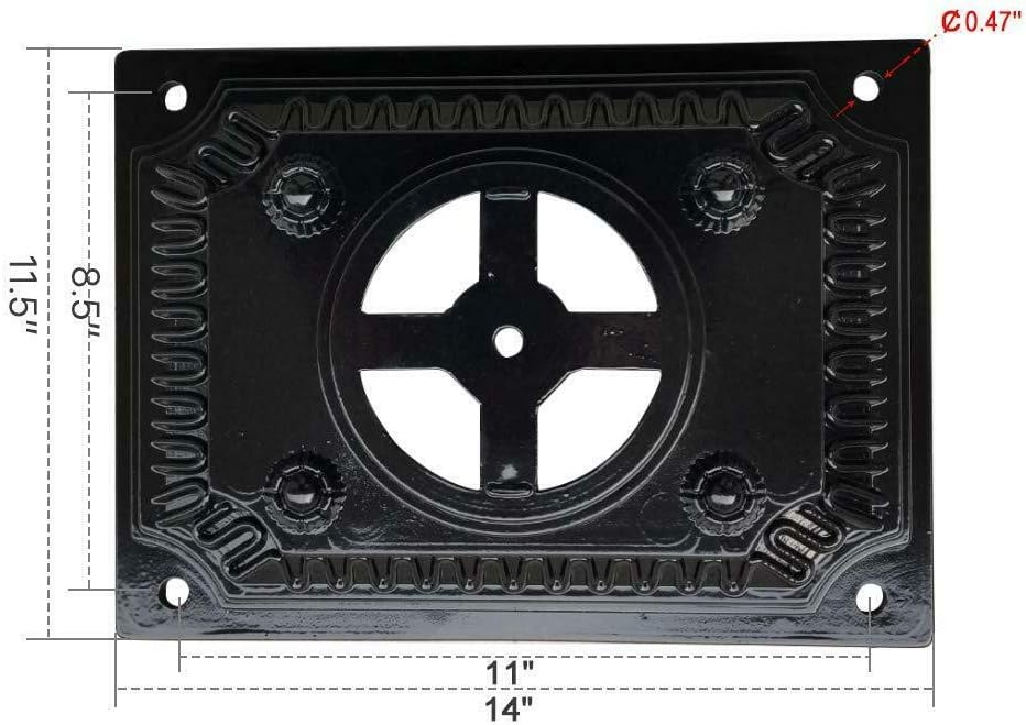 Black Color, Heavy Duty Mailbox Postal Box Security Cast Aluminum Vertical Pedestal, Mail Box