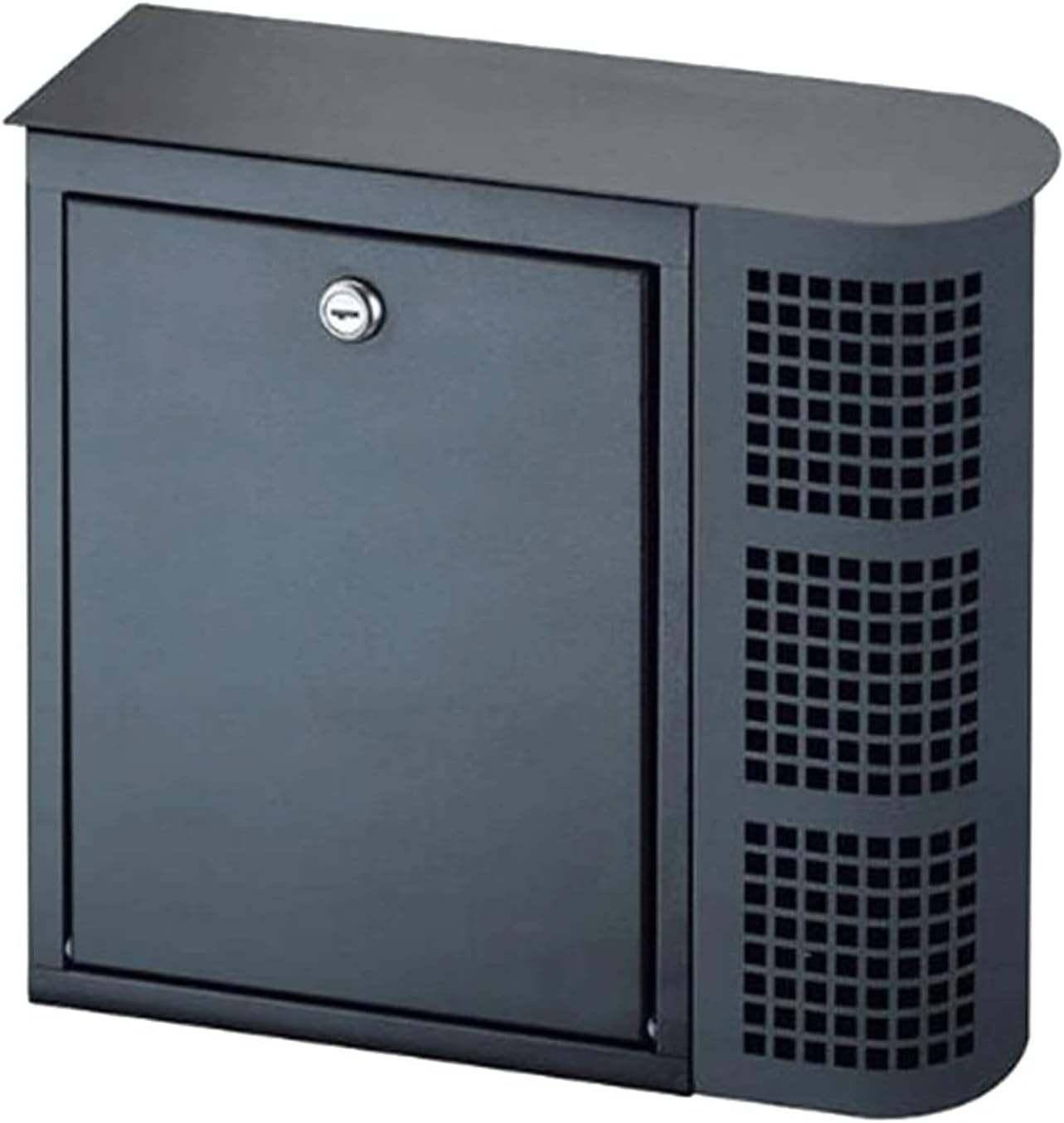 Outdoor Post Box Metal Mailboxes Bulk Mail Organizer Drop Box Galvanized Sheet Mailbox Wall Mount Mailbox with Lock Safer