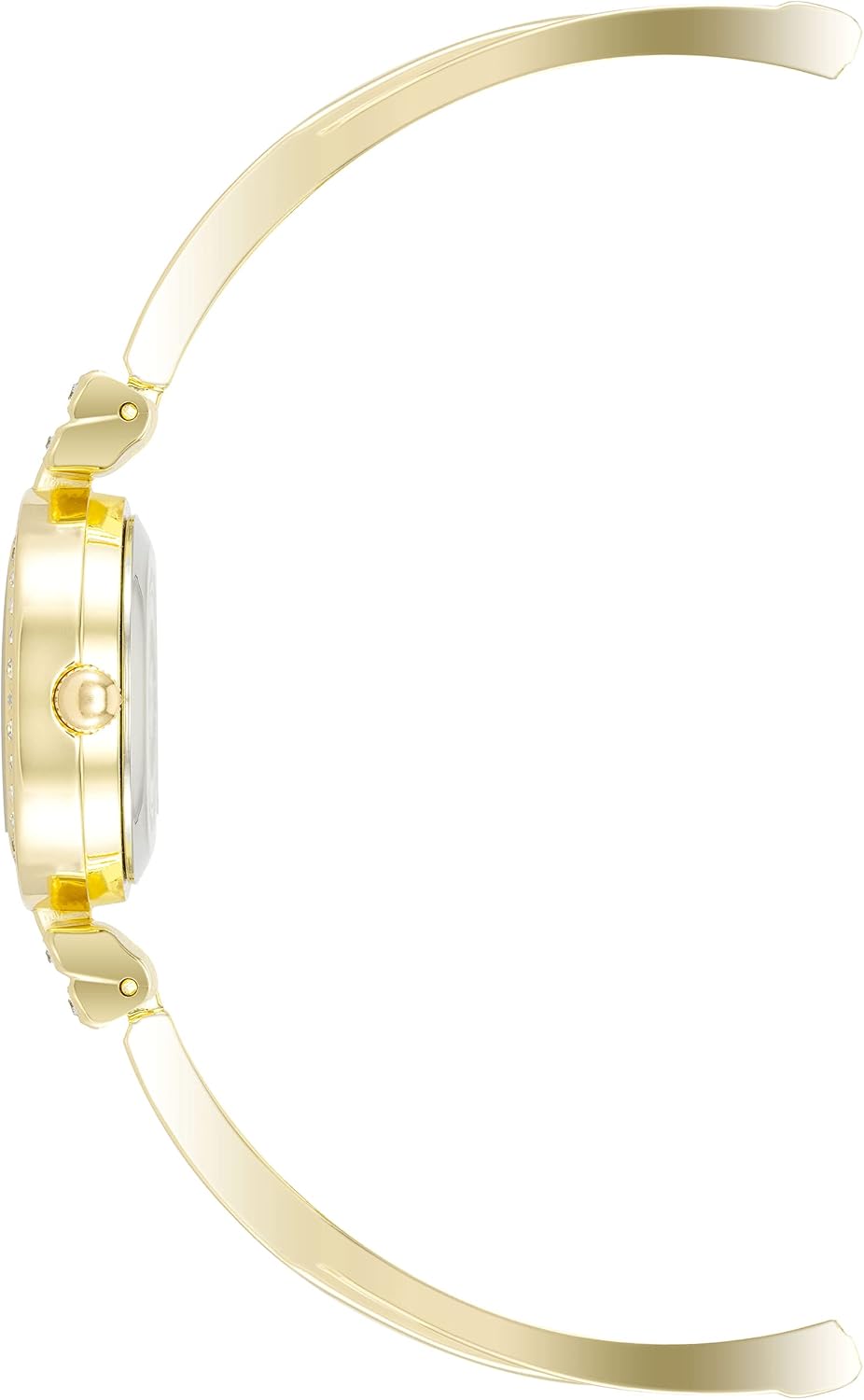 Anne Klein Women's Premium Crystal Accented Bangle Watch and Bracelet Set