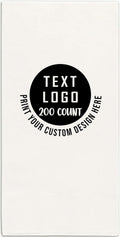 Personalized One-Color Imprint Dinner Napkins for Parties, Events, and Restaurants