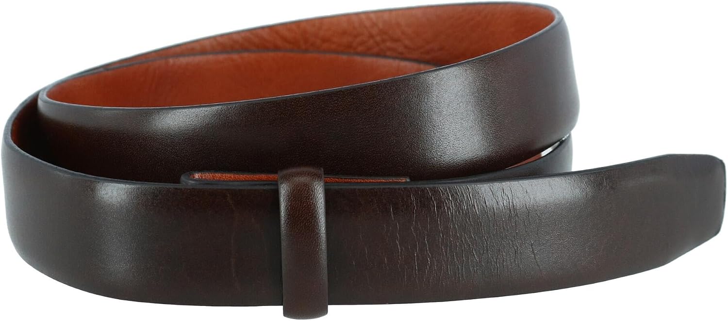 Trafalgar Cortina Leather Belt Strap - 1 3/16 inch wide (30mm)