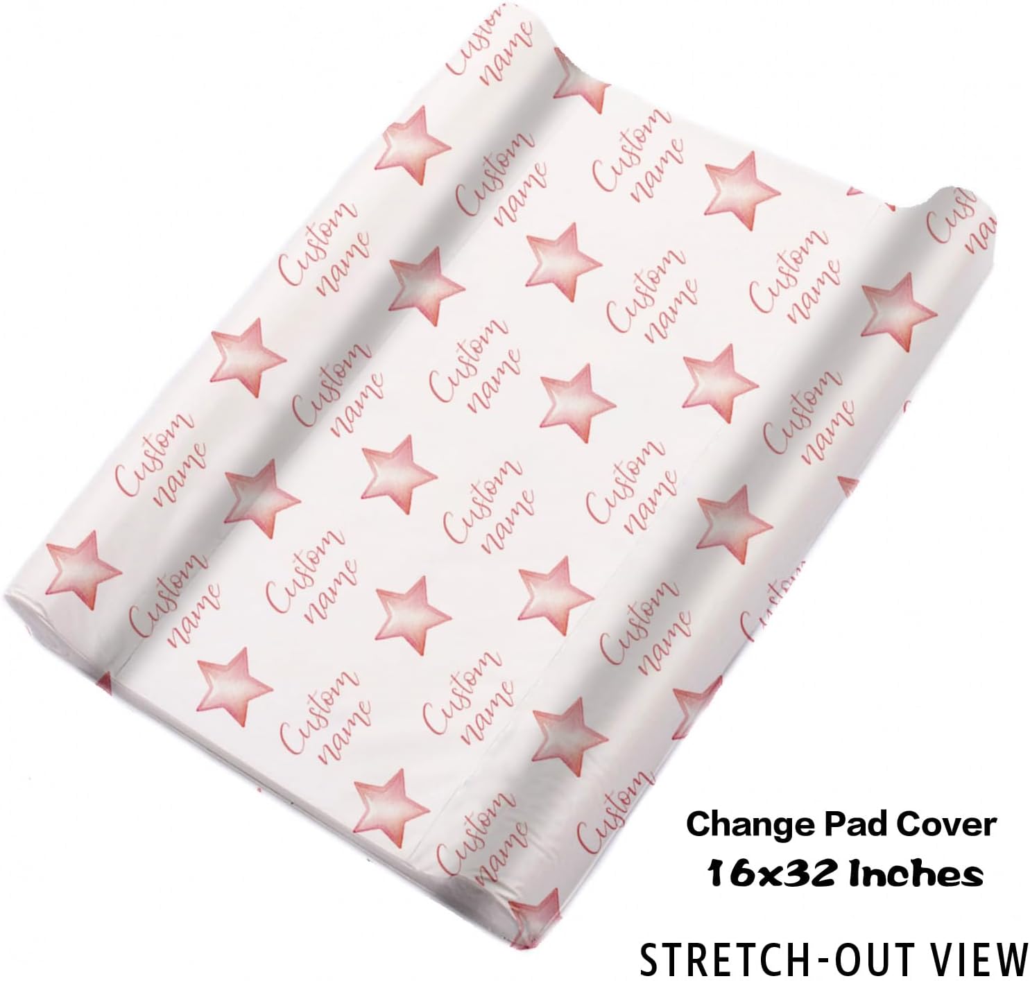 TOOTANN Custom Baby Crib Bedding Set, 5 Pcs Personalized Name Baby Crib Sheets for Kid Toddler Infant, Pink Background Little Elephant Nursery Bedding Set