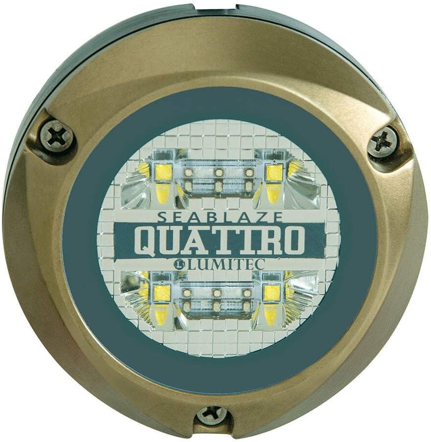 Lumitec Lighting, LED Underwater Light, Surface Mount, Zambezi Quattro