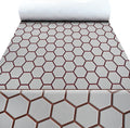 43.31' /37.7' New Hexagon EVA Self-Adhesive Boat Flooring and Decorative Fish for Yacht Pool Boat Flooring Sheet Thick Non-Skid mat