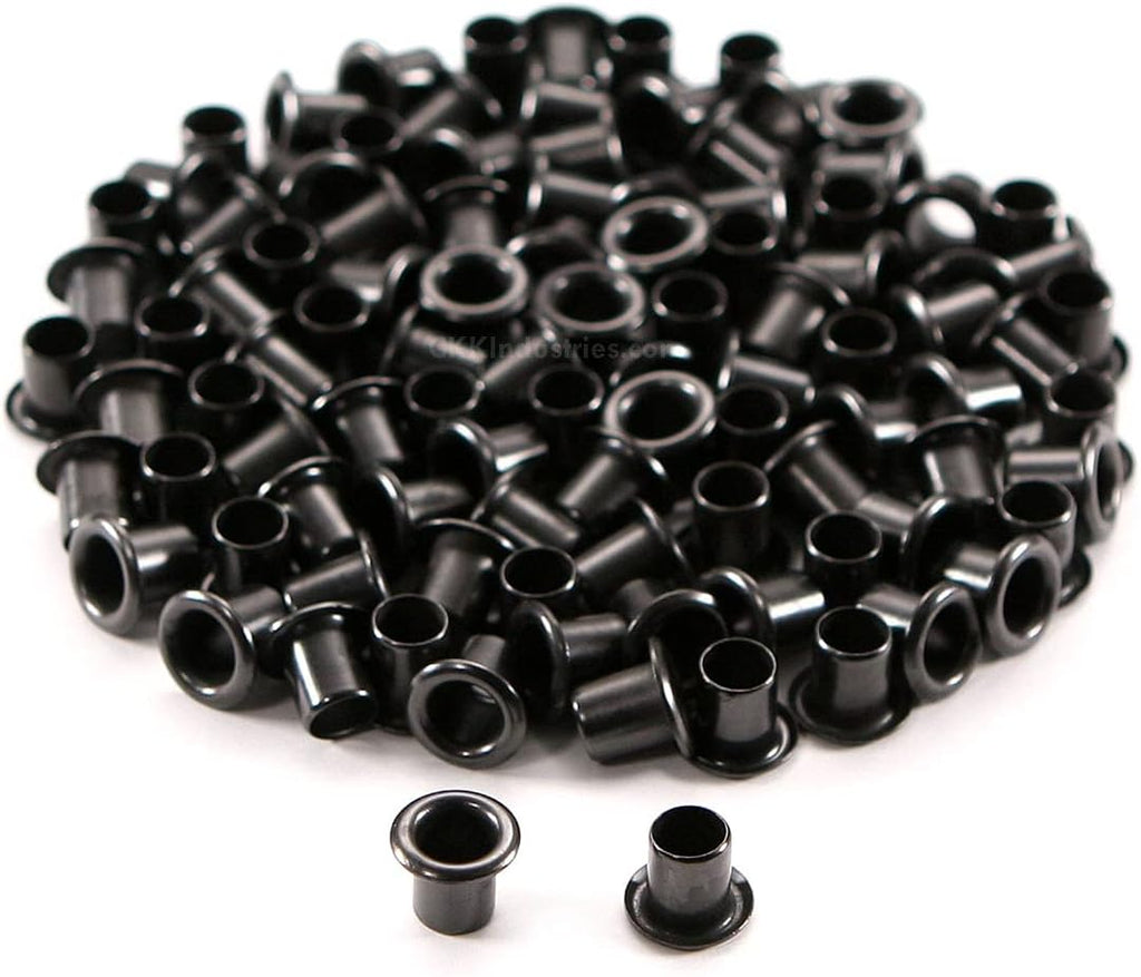 HolsterSmith Eyelet Setting Press + #6-9 & #8-9 Eyelet Bundle - (Master Series Press) - (Includes: Arbor Press, 3/16 + 1/4 Eyelet Setting Dies) - (#6-9 & #8-9 Black Coated Eyelets) - for DIY Hobby & C