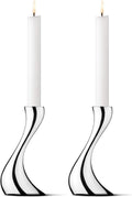 Georg Jensen Cobra Small Candle Holder Set of 2