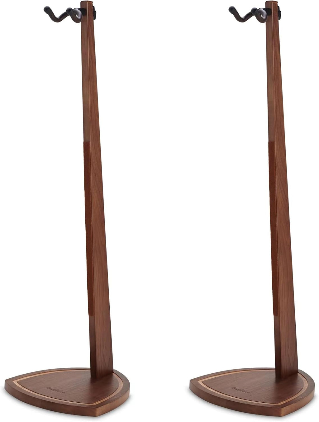 Double Guitar Stand, 2 Pack Guitar Stand for Acoustic Guitar, Dual Guitar Stand for 2 Guitars, Wooden Guitar Stand Floor for Electric Guitar, Wood Guitar Stand for Men, Guitar Accessories