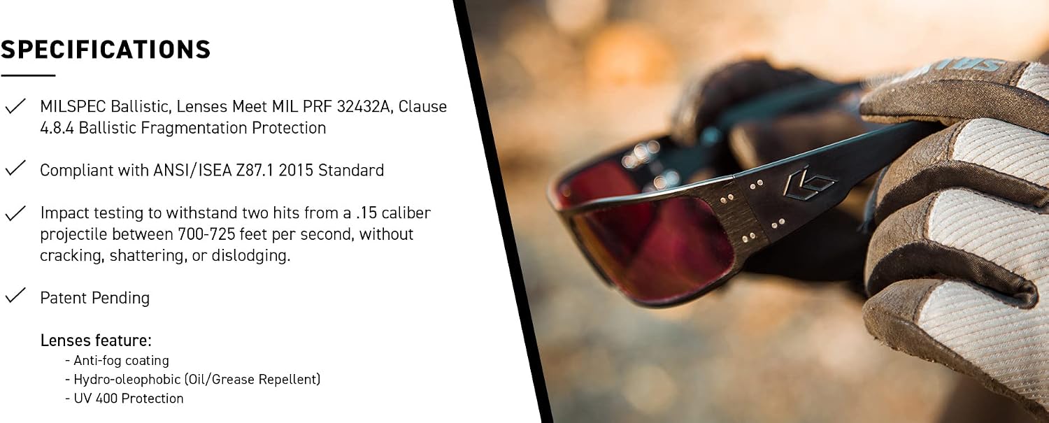 Gatorz Specter Hand Crafted Aluminum Polarized Lens Sunglasses - Made in The USA