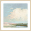 Amanti Art Framed Wall Art Print (25x25) Colorful Horizon II Blue by Julia Purinton Framed Poster for Wall Decor, Living Room, Bedroom, Bathroom, Kitchen, Office or Business Artwork from WI, USA