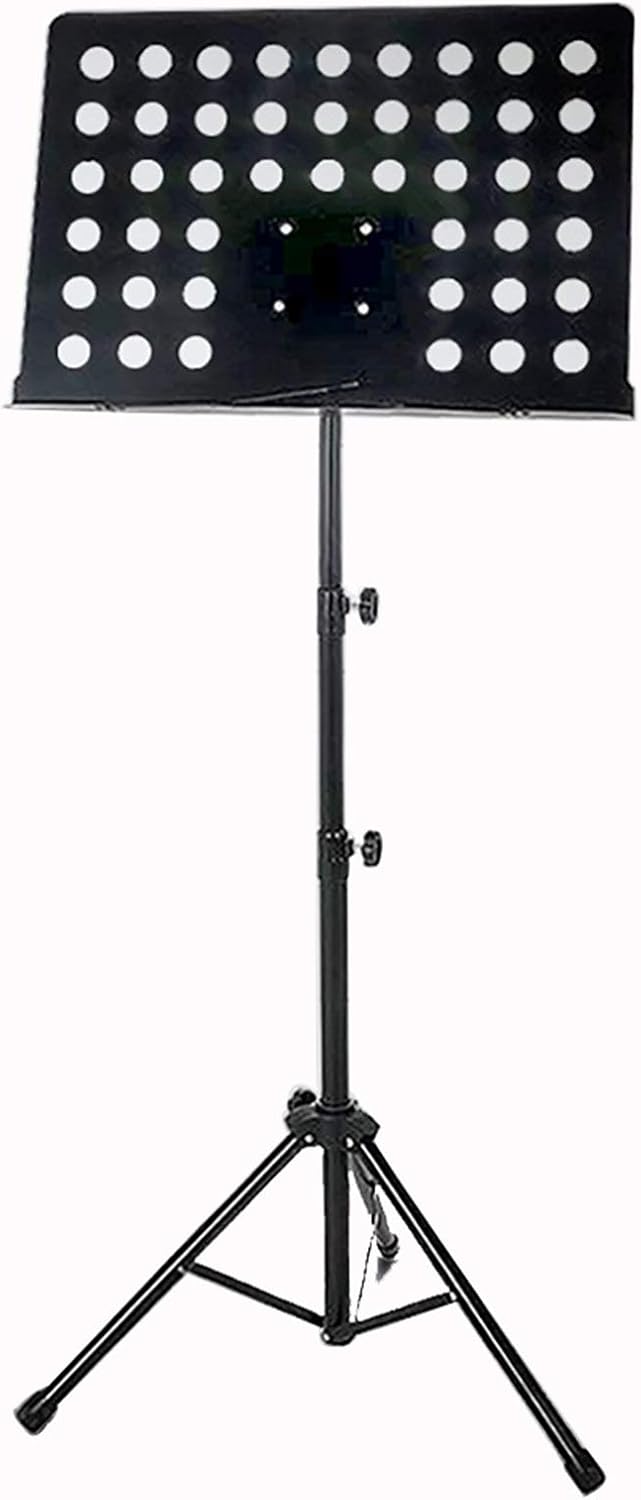Foldable and Easy-to-Storage Metal Music Stand, Wide General-Purpose Music Holder, Guitar Violin Guzheng Universal Sheet Music Stand