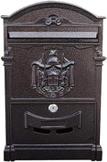 JYDQM Suggestion Box Drop Box Donation Box Vintage European Mailbox Aluminum Mail Box Post Box Secure Letterbox Parcel Box Drop Box (Color : C)