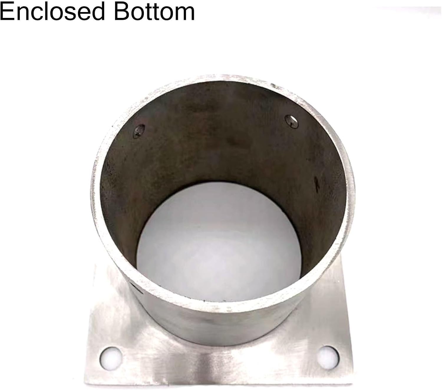 Post Base 2x2 4x4 6x6 8x8 Wood to Concrete, Strong Tie Post Sleeve Surface Mount Kit/Porch Mailbox Fence Column Protector/Round Anchor, 2/3/ 4/5/ 6/10/ 12 Pcs(6pcs,Dia 120 mm/4.7 in)