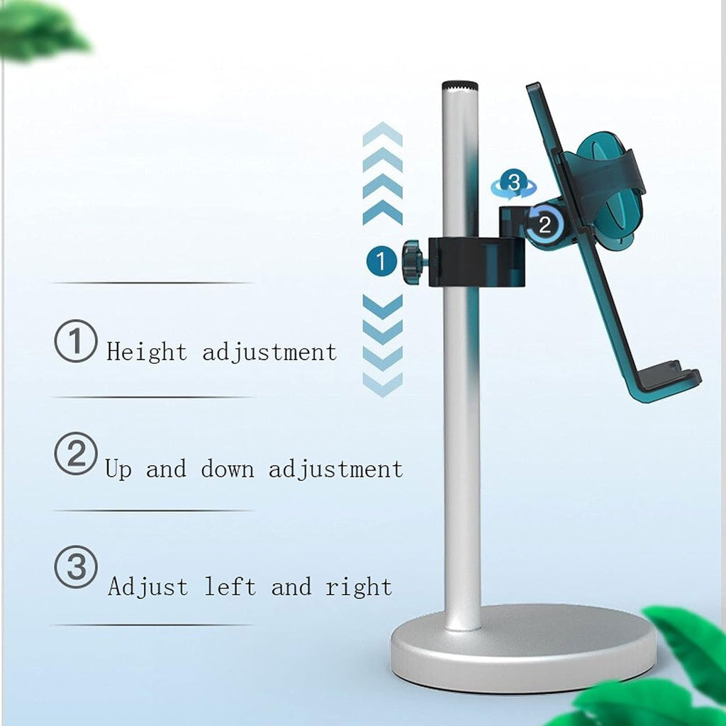 Music Stand Desktop Sheet Music Stand with LED Light Portable Book Stand Lightweight Adjustable Travel Music Holder for Guitar Players Violin Players Book Stand (Color : Black)