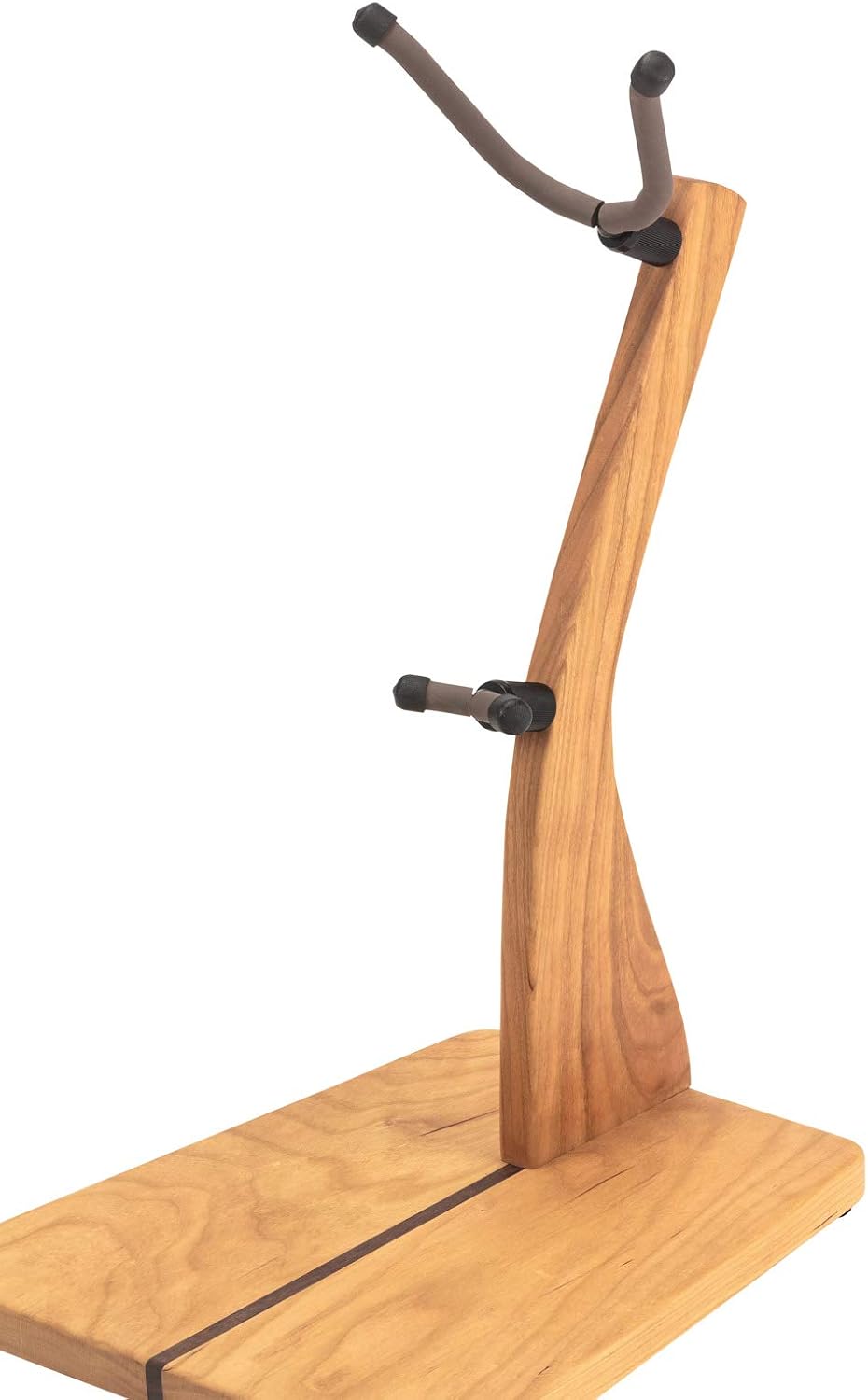 Zither Wooden Saxophone Stand - Handcrafted Solid Cherry Wood Floor Stands, Made in USA