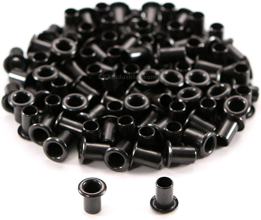 HolsterSmith Eyelet Setting Press + #6-9 & #8-9 Eyelet Bundle - (Master Series Press) - (Includes: Arbor Press, 3/16 + 1/4 Eyelet Setting Dies) - (#6-9 & #8-9 Black Coated Eyelets) - for DIY Hobby & C