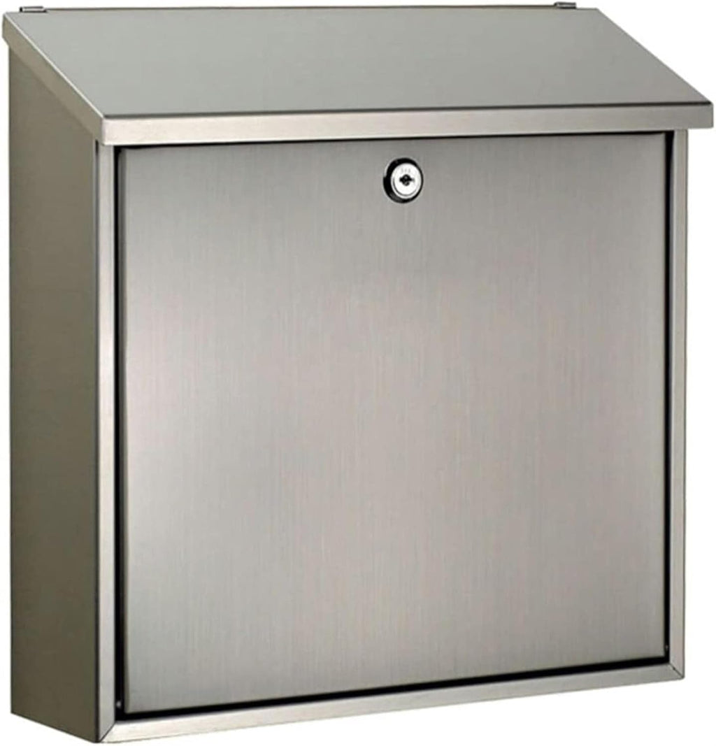 Stainless Steel Wall Mount Letterboxes Metal Mailbox Covers Mailbox Posts Package Lockers Envelopes Mailing Supplies