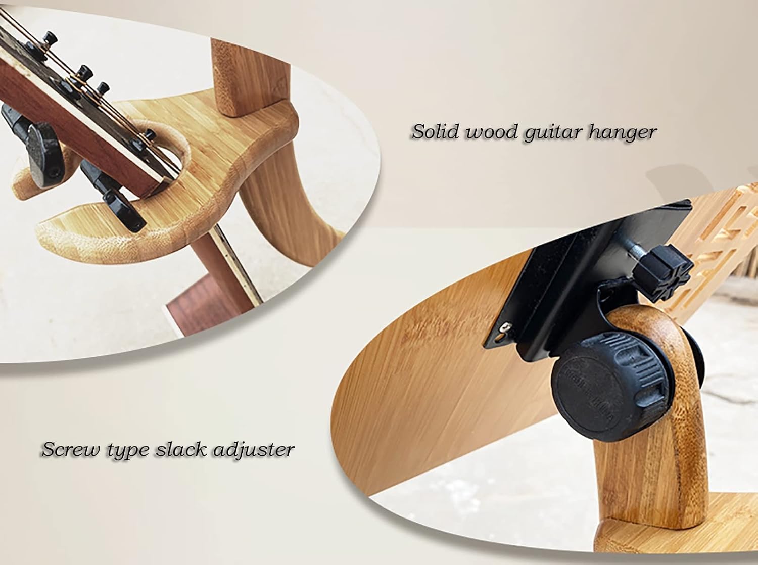 Guitar Stand Multifunctional Vertical Guitar Rack with Sheet Music Stand, Movable Neck Holder Guitars Holder for Electric Violin Ukulele Mandolin
